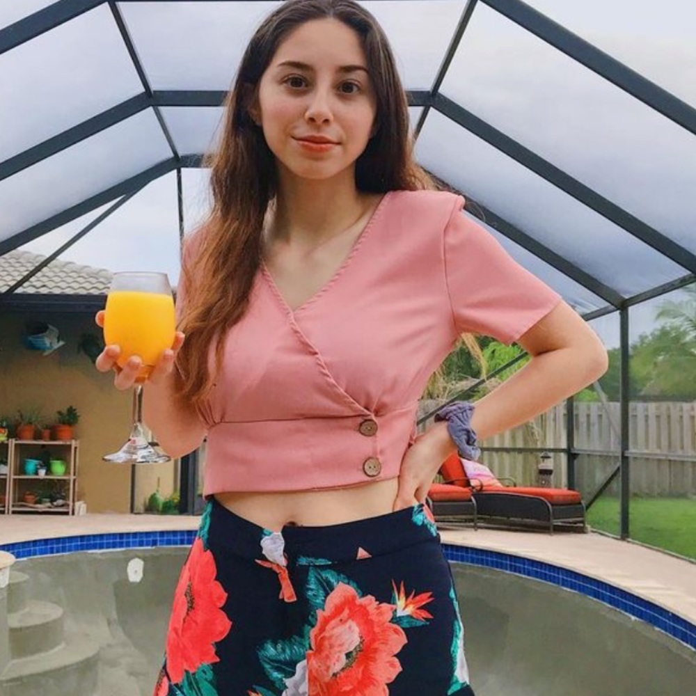 Tiffany blue top